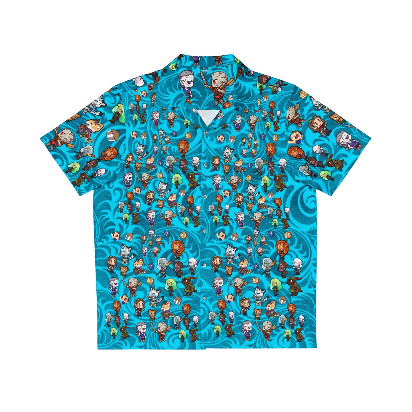 Quest Junkies Chibi Hawaiian Shirt