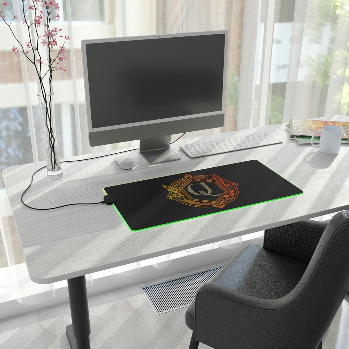 Quest Junkies LED Gaming Mouse Pad